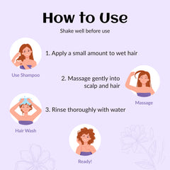 MyshaNatural™ Natural Shampoo (3 Pack) – Anti Hair Fall & Conditioner – 200 ml Each