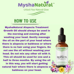 MyshaNatural™ Alopecia Treatment Oil – 100% Natural Herbal Blend for Hair Regrowth