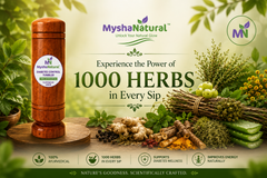Mysha Natural Vijaysar Harbal Wooden Tumbler for Diabetes Control | 100% Pure Natural | Reuseble & Eco Friendly Tumbler