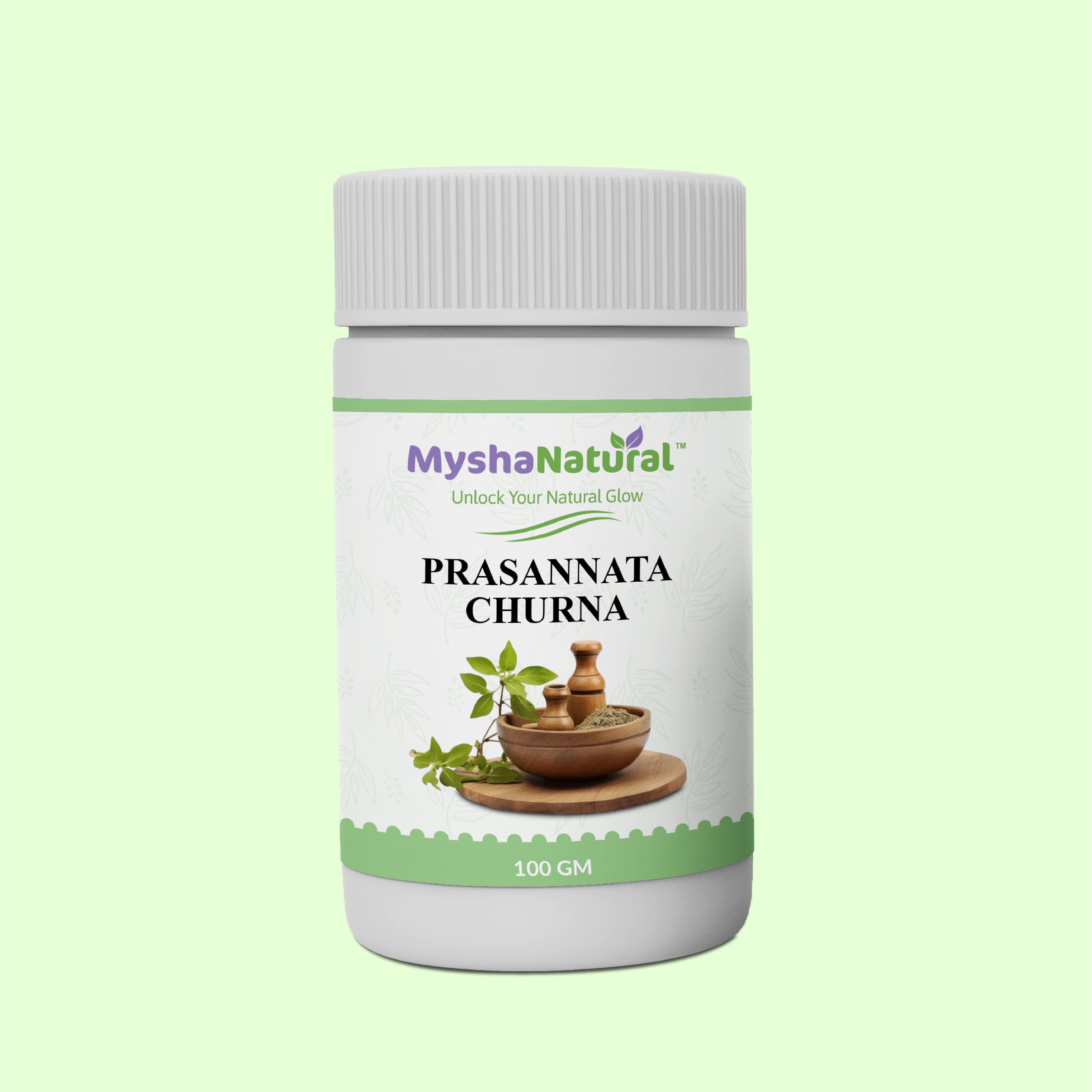 MyshaNatural™ Prasannata Churna – Ayurvedic Herbal Powder for Detox & Wellness (100 gm)