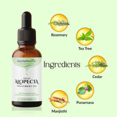MyshaNatural™ Alopecia Treatment Oil – 100% Natural Herbal Blend for Hair Regrowth