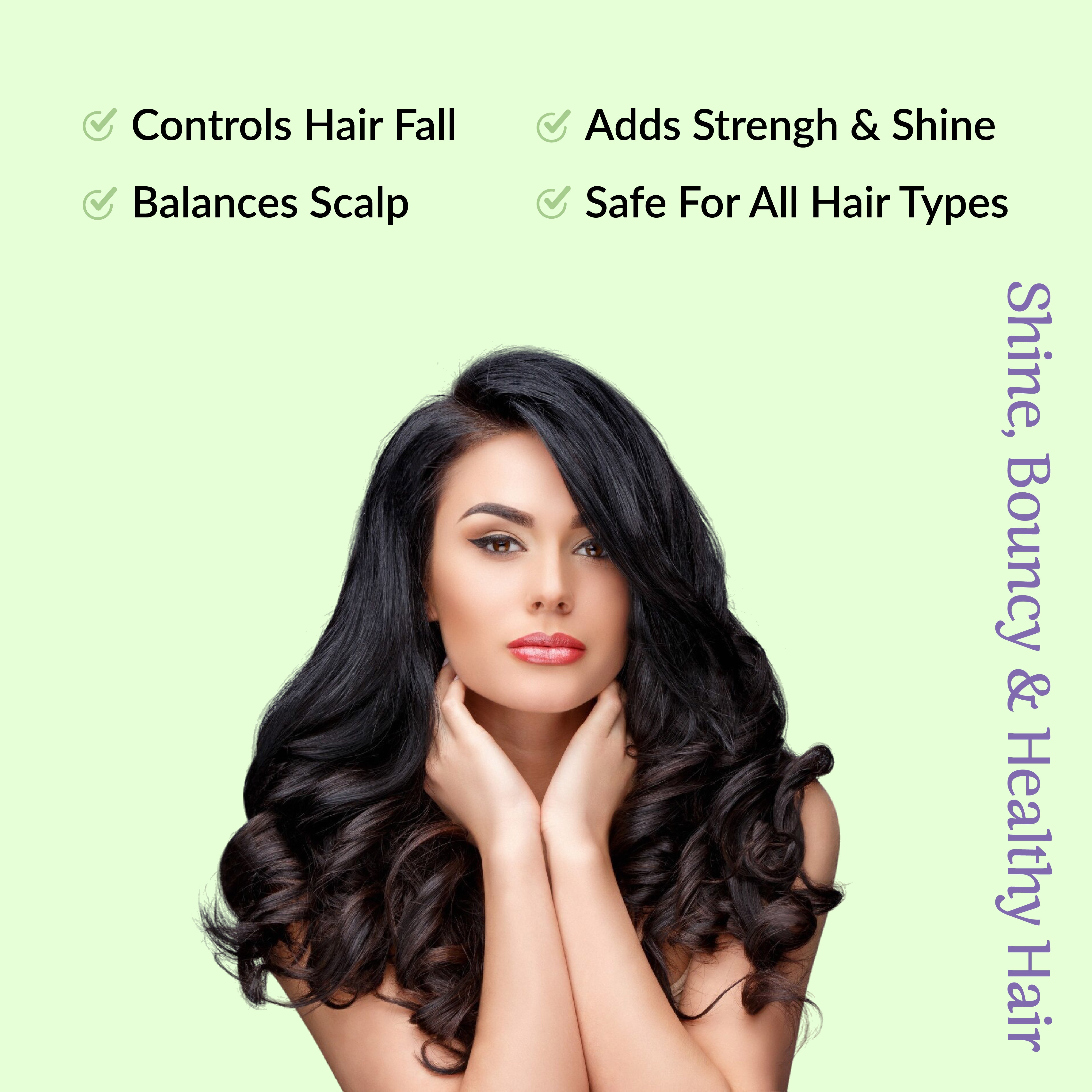 MyshaNatural™ Zero Hair Fall Oil – Anti-Hair Fall Herbal Blend with Vetiver, Jatamansi & Motha (100 ml)